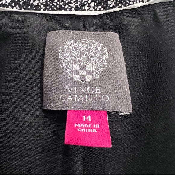 Vince Camuto Black & White Marled Blazer – Size 14 – Lightweight Career Jacket - Picture 4 of 10